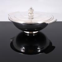 Georg Jensen PYRAMID 600 Sterling Silver Covered Vegetable Tureen, Harald Nielsen - Sold for $7,040 on 10-11-2026 (Lot 714).jpg
